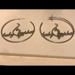 Baby Phat silver hoops